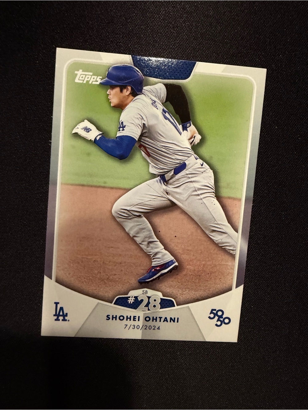 Topps Shohei Ohtani 50/50 season card SB #28 Dodgers card